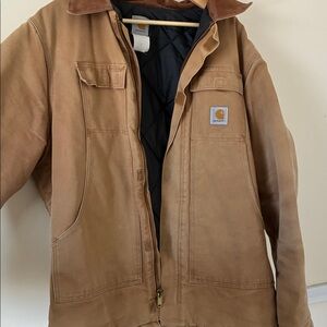 Heavy Carhartt Jacket with Corduroy Collar